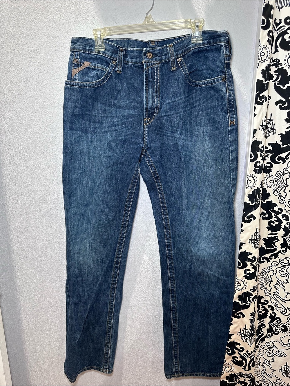 Ariat Men's Dark Blue Relaxed Denim Jeans